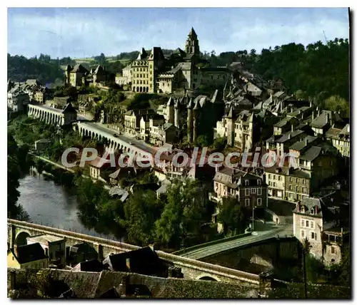 Moderne Karte Uzerche La Perle Du Limousin Vue Generale De La Cite