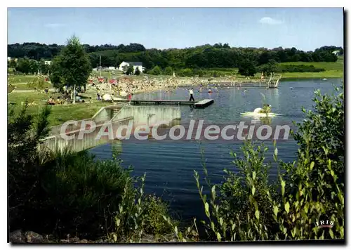 Cartes postales moderne Vigeois Le Plan D'Eau La Plage