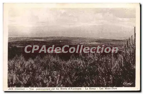 Cartes postales Aix Vue Panoramique Sur Les Monts D'Auvergne Le Sancy Les Mont Dore