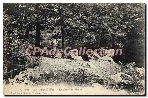 Cartes postales Aubazine Le Canal Du Moulin