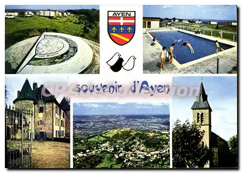 Cartes postales moderne Ayen Village De Vacances Val La Table D'Orientation ch�teau de la Chabroulie