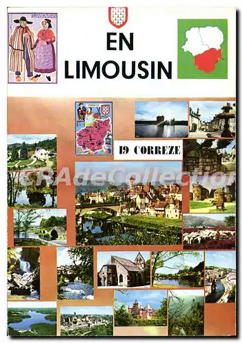 Cartes postales moderne En Limousin Promenade A Travers La Correze