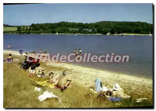 Moderne Karte La Correze Pays Vert Le Lac De Viam Pres Bugeat