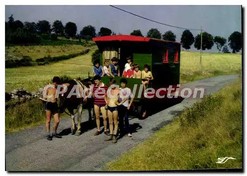 Moderne Karte La Correze Touristique Promenade En Roulotte