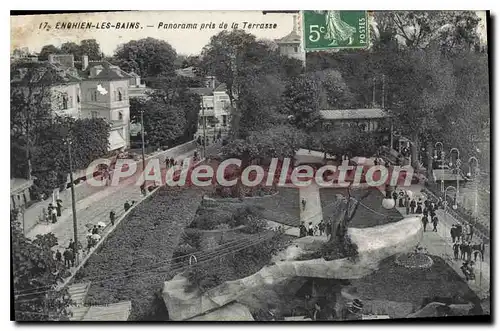 Ansichtskarte AK Enghien Les Bains Panorama Pris De La Terrasse