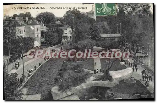 Cartes postales Enghien Les Bains Panorama Pris De La Terrasse