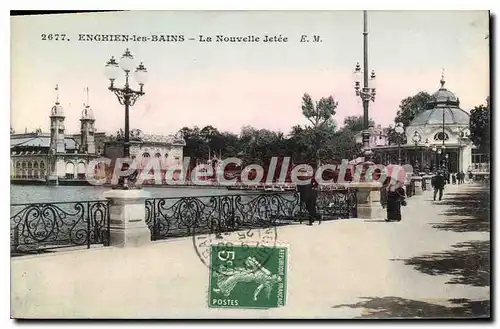 Cartes postales Enghien Les Bains La Nouvelle Jetee