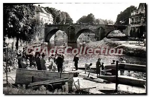 Ansichtskarte AK L'Isle Adam L'Embarcadere Et Le Pont Du Cabouillet