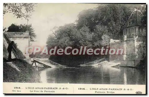 Cartes postales L'Isle Adam Parmain Le Pont De parmain