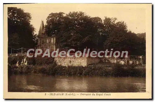 Cartes postales L'Isle Adam Terrasse Du Royal Conti