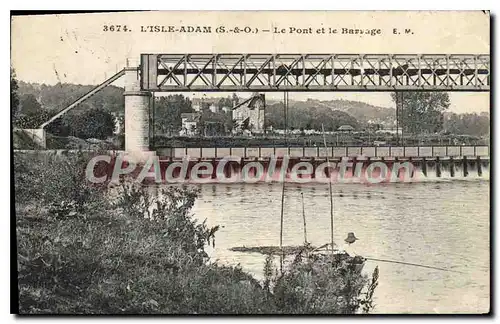 Cartes postales Ilse Adam Le Pont Et Le Barrage