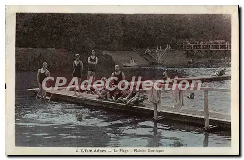 Cartes postales Ilse Adam La Plage Plaisirs Nautiques