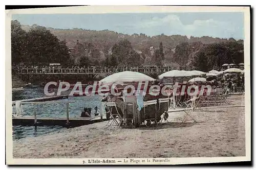 Cartes postales Ilse Adam La Plage Et La Passerelle