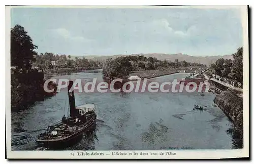 Cartes postales Ilse Adam L'Ecluse Et Les Deux Bras De I'Oise