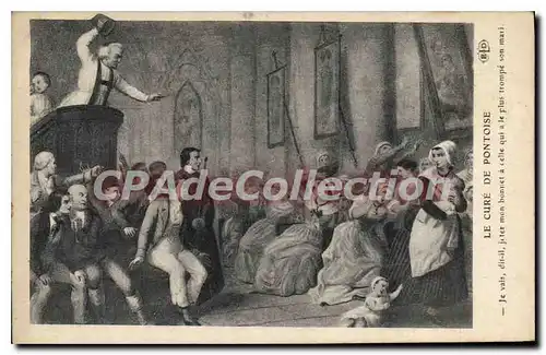 Cartes postales Pontoise Le Cure celle qui a le plus tromp� son mari
