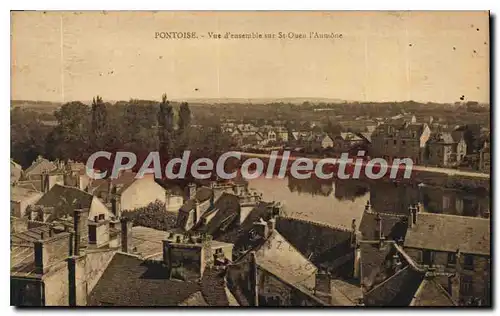 Cartes postales Pontoise Vue D'Ensemble Sur St ouen I'Aumone