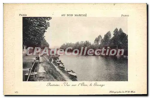 Cartes postales Pontoise Vue Sur I'Oise Le Garage