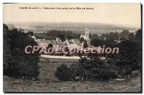 Cartes postales Chars Panorama Vue Prise De La cote de Gisors