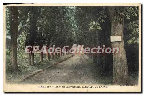 Cartes postales Maffliers Allee Des Marronniers Conduisant Au Chateau