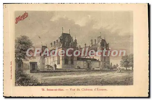 Cartes postales Seine Et Oise Vue Du Chateau D'Ecouen