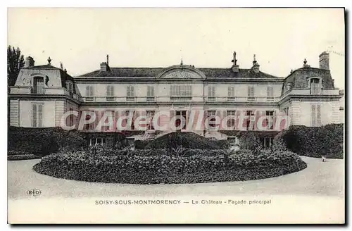 Cartes postales soisy sous Montmorency Le Chateau Facade Principale
