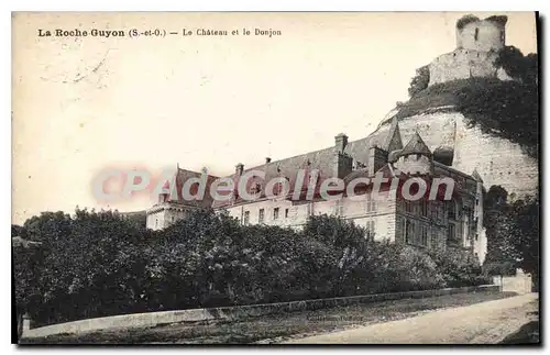 Cartes postales La Roche Guyon Le Chateau Et Le Donjon
