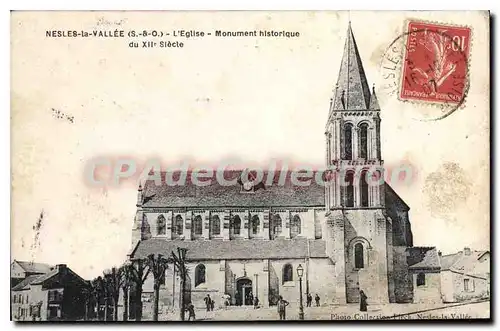 Cartes postales Nesles La Vallee L'Eglise Monument Historique