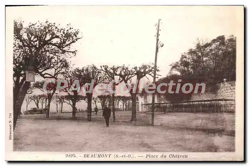 Cartes postales Beaumont Place Du Chateau