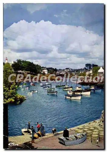 Moderne Karte Clohars Carnoet Le Port De Douelan