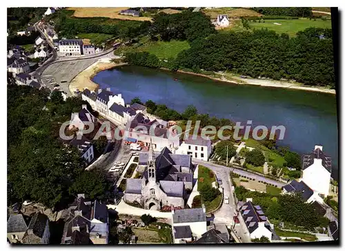 Cartes postales moderne L'Eglise Et Le Fond De La Baie De La Foret Fouesnant