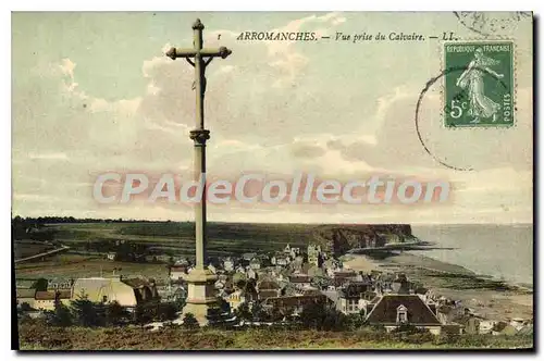 Cartes postales Arromanches Vue Prise Du Calvaire