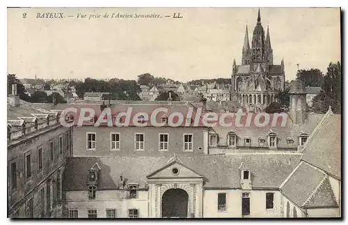 Ansichtskarte AK Bayeux Vue Prise De I'Ancien Seminaire