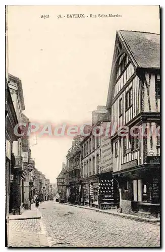 Cartes postales Bayeux Rue Saint Martine