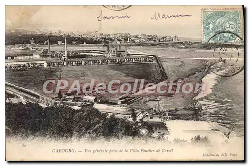 Cartes postales Cabourg Vue Generale Prise De La Villa Foucher De Careil