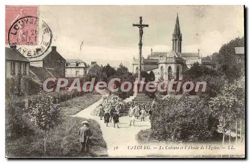 Cartes postales Cabourg Le Calvaire Et I'Abside De I'Eglise