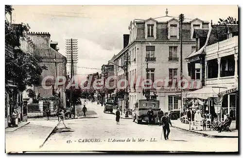 Cartes postales Cabourg L'Avenue De La Mer