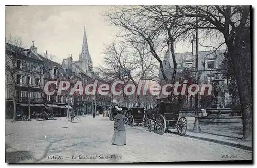 Cartes postales Caen Le Boulevard Saint Pierre