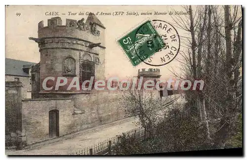 Cartes postales Caen Tour des Gens D'Armes manoir de Nollent