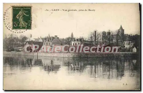 Cartes postales Caen Vue Generale Prise Du Bassin