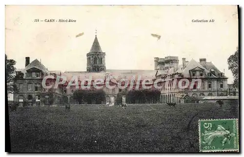 Cartes postales Caen Hotel Dieu