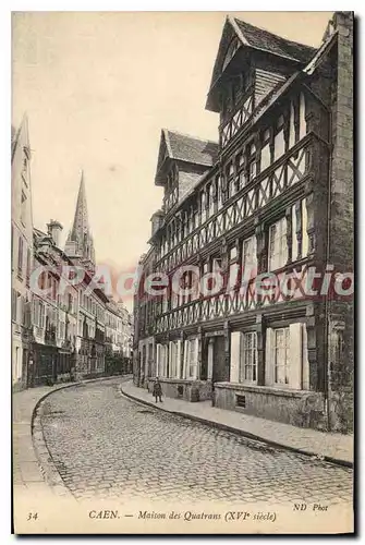 Ansichtskarte AK Caen Maison Des Quatrans