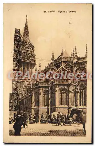 Cartes postales Caen Eglise St Pierre