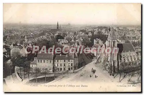 Cartes postales Caen Vue Generale Prise De I'Abbaye Aux Dames