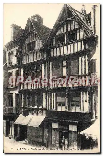 Cartes postales Caen Maisons De La Rue Saint Pierre