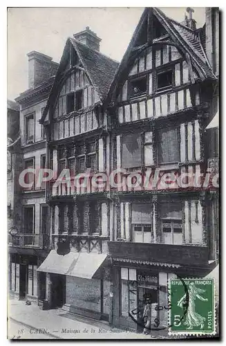 Cartes postales Caen Maisons De La Rue Saint Pierre