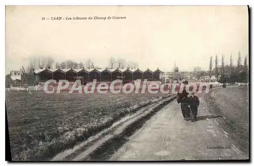 Cartes postales Caen Les Tribunes Du Champ De Courses