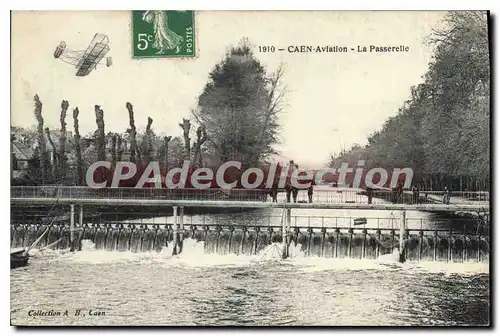 Cartes postales Caen Aviation La Passerelle