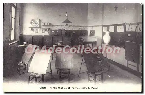 Ansichtskarte AK Caen Pensionnat Saint Pierre Salle De Dessin