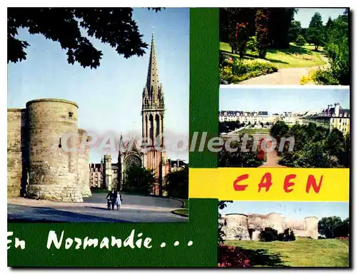 Cartes postales moderne Caen Cite De Guillaume Le Conquerant L'Eglise Saint Pierre