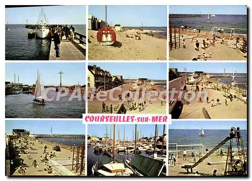 Cartes postales moderne Courseulles Sur Mer La Jetee La Plage club Mickey